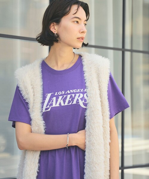 NOMINE ベスト ジレ ロング フェザー ニットベスト カーディガン