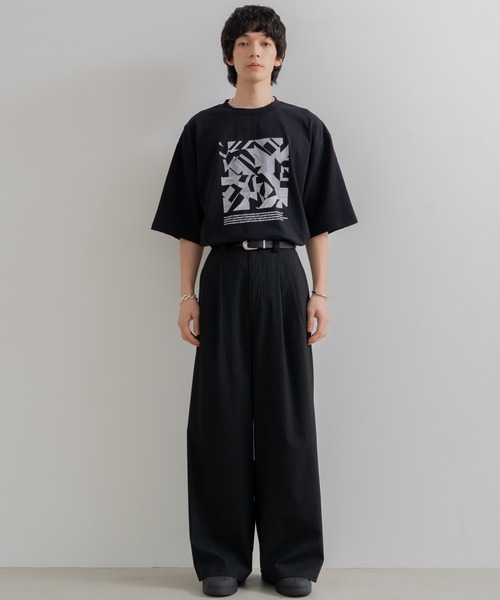 キャラクターグラフィック Tシャツセット 黒白　２枚セット アソートグラフィックT(LS)[品番：WG010092081]｜WEGO【WOMEN