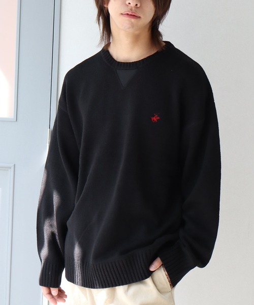 BEVERLY HILLS セーター グレー BEVERLY HILLS POLO CLUB セーター ニット 「BEVERLY CLUB