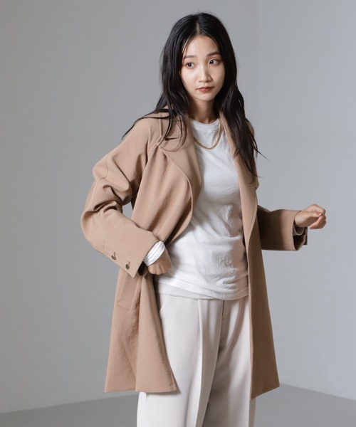 NANO universe（ナノ・ユニバース） コート アウター ベルテッドミドル