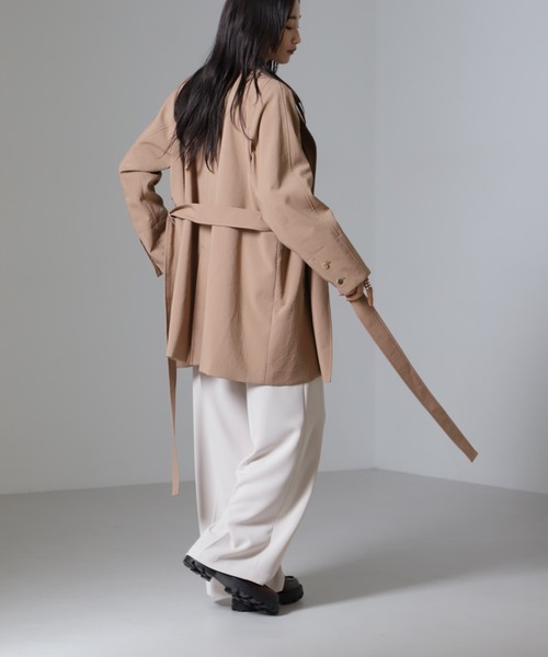 NANO universe（ナノ・ユニバース） コート アウター ベルテッドミドル