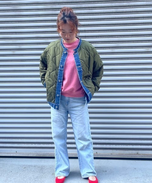 アウター (GENE HEAVENS)リメイクライク デニムエッジ 