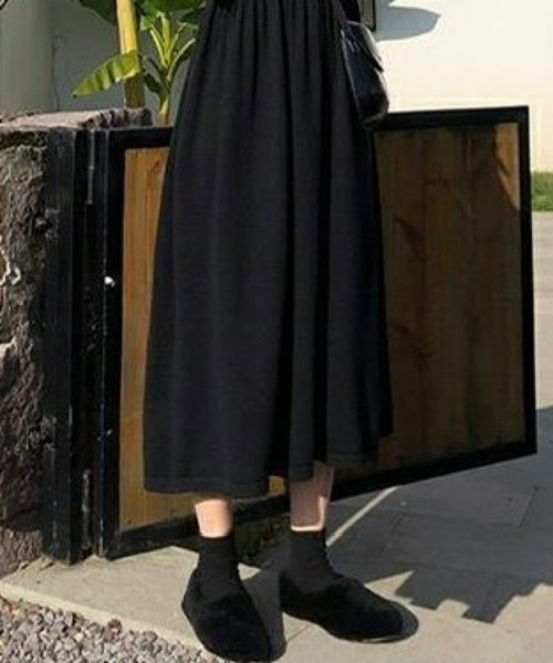 ロングワンピース THISIS ワンピース ロングニットワンピース レディース