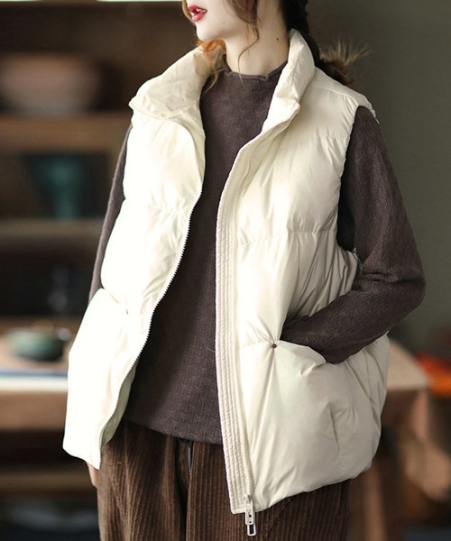 miniministore（ミニミニストア） ダウンベスト ベスト フェイクダウン