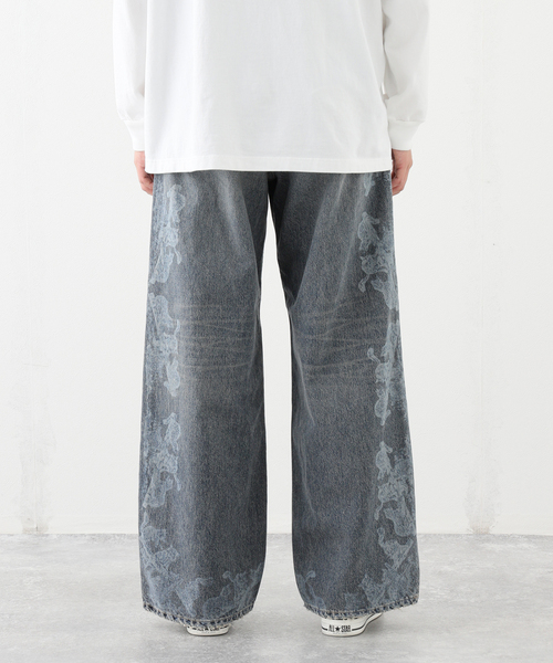 素敵でユニークな DAIRIKU Vintage ダイリク」CatPrinted / 「DAIRIKU ジーンズ パンツ