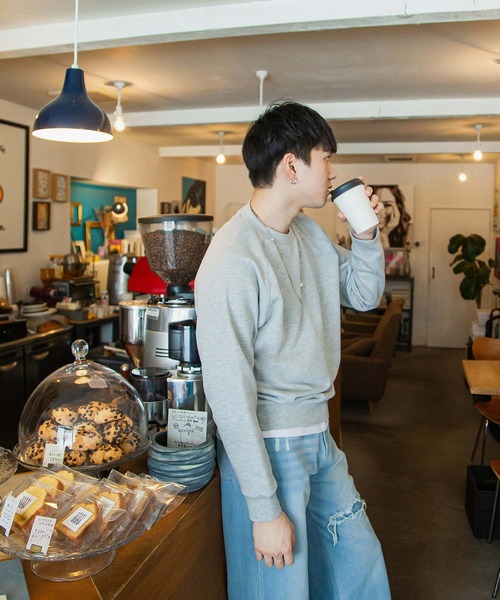 ZIP FIVE -White Line- トレーナー スウェット 「White Line」 裏毛