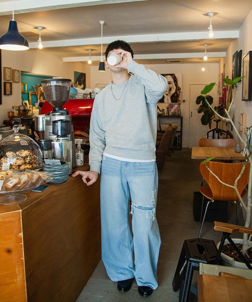 ZIP FIVE -White Line- トレーナー スウェット 「White Line」 裏毛