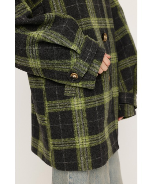 SLY オーバー ミディ チェック コート SLY アウター OVER MIDI CHECK COAT オーバー ミディ チェック