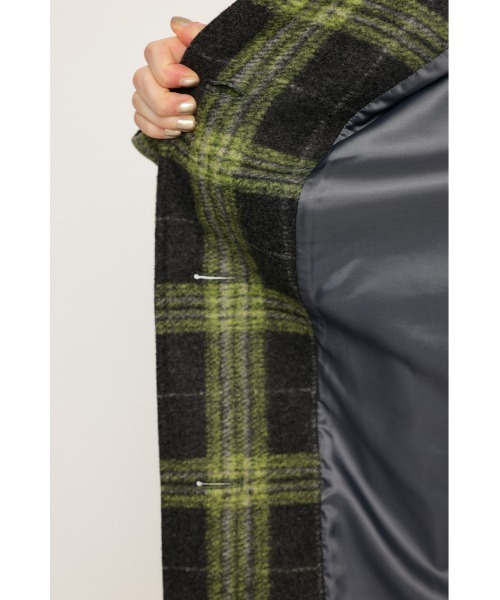 SLY アウター OVER MIDI CHECK COAT オーバー ミディ チェック