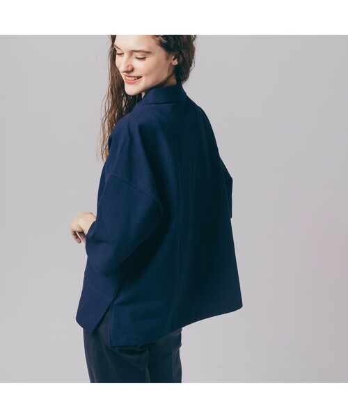 [LACOSTE] рубашка-поло с коротким рукавом 34 темно-синий женский 