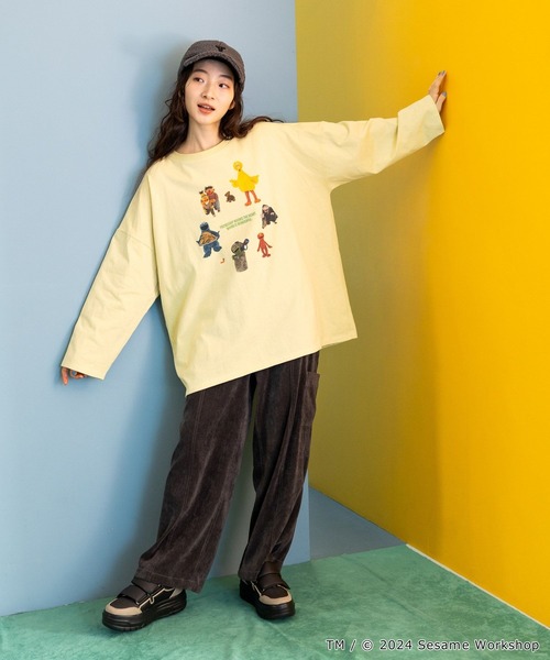 tシャツ 「SESAME STREET(セサミストリート)」コラボ  フォトロングTシャツ レディース メンズ | niko and… | 12