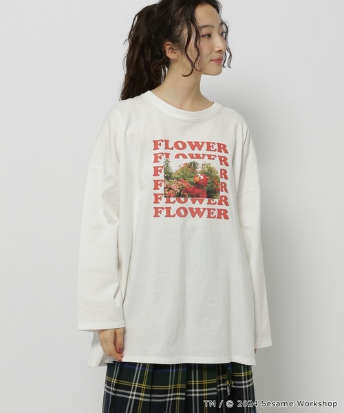 tシャツ 「SESAME STREET(セサミストリート)」コラボ  フォトロングTシャツ レディース メンズ | niko and… | 19