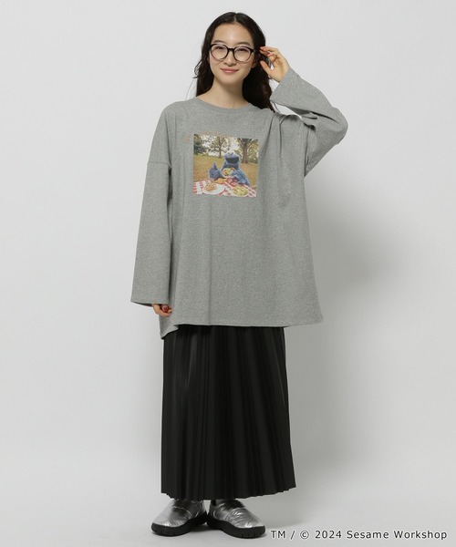 tシャツ 「SESAME STREET(セサミストリート)」コラボ  フォトロングTシャツ レディース メンズ | niko and… | 20