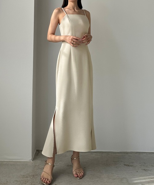 Louere（ルエレ） ワンピース バックマーメイドキャミワンピース「高
