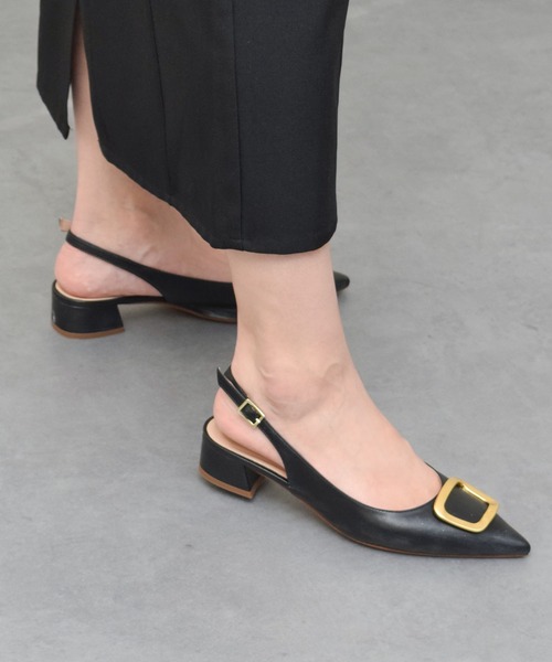 FABIO RUSCONI パンプス（トゥデザイン：ポインテッドトゥ）｜シューズ