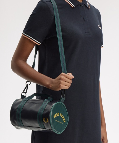 フレッドペリー ショルダーバッグ Tonal Barrel Backpack FRED PERRY（フレッドペリー） ドラムバッグ トーナル クラシック