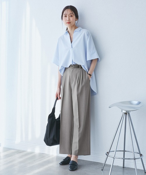 ROPE' PICNIC（ロペ ピクニック） パンツ クリアツイルワイドパンツ