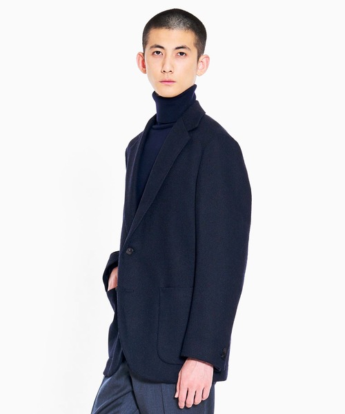 「LANVIN collection」 テーラードジャケット 50 ブラック メンズ