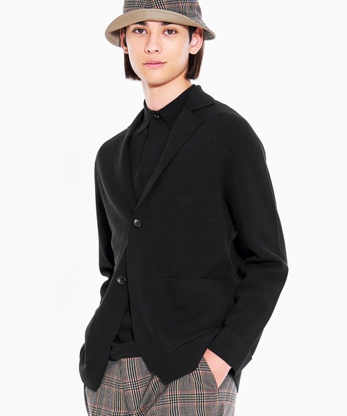 「LANVIN collection」 テーラードジャケット 50 ブラック メンズ