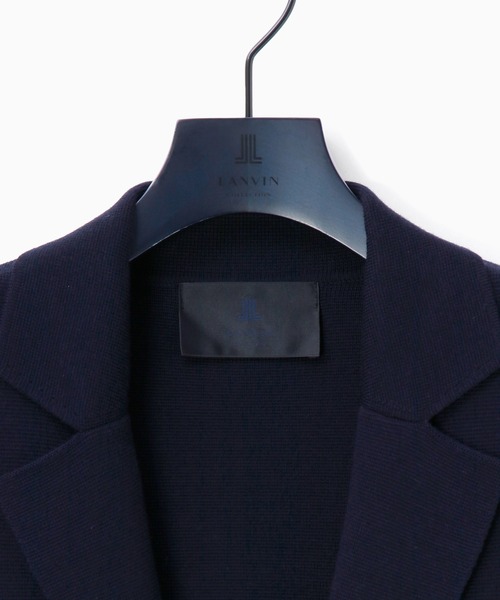 「LANVIN collection」 テーラードジャケット 50 ブラック メンズ