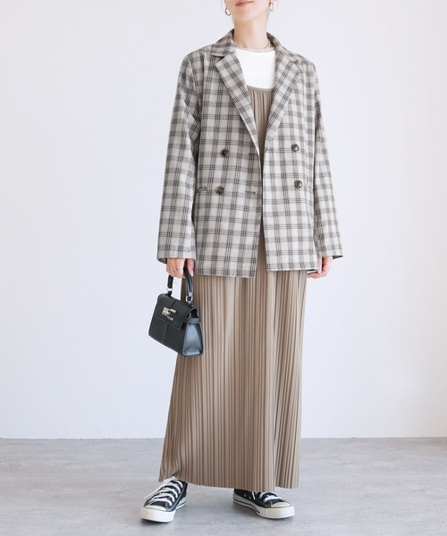 reca（レカ） ワンピース 迷わず着れる！大人のプリーツキャミ