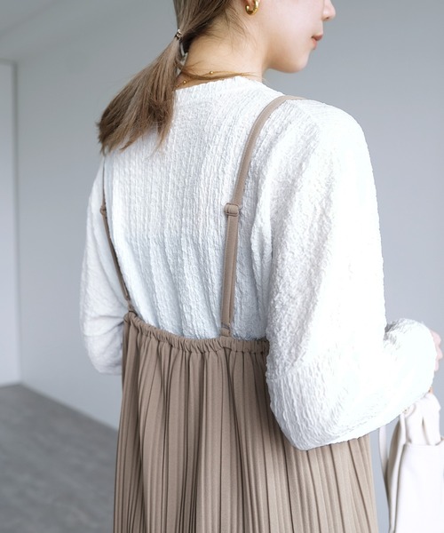 reca（レカ） ワンピース 迷わず着れる！大人のプリーツキャミ