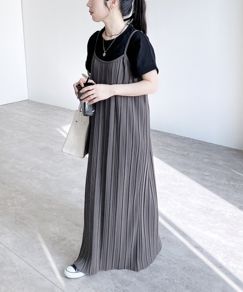 reca（レカ） ワンピース 迷わず着れる！大人のプリーツキャミ