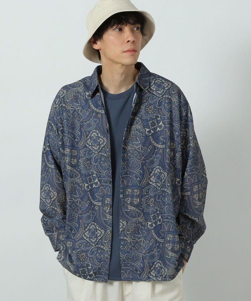 LAKOLE（ラコレ） シャツ メッシュペイズリーシャツ / 289282 メンズ
