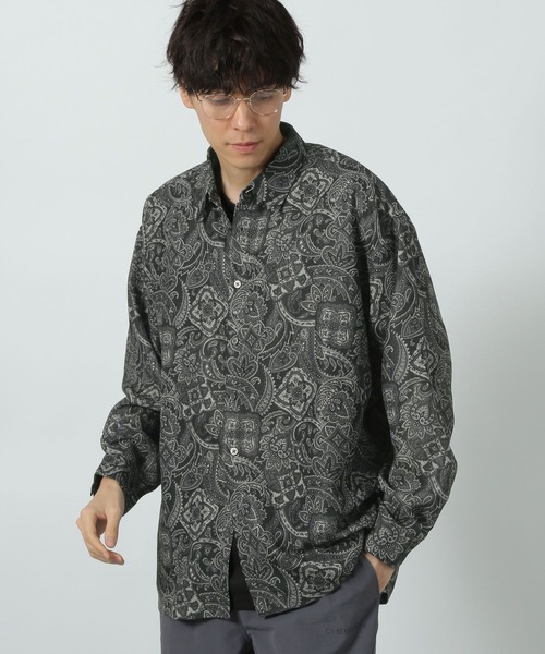 LAKOLE（ラコレ） シャツ メッシュペイズリーシャツ / 289282 メンズ