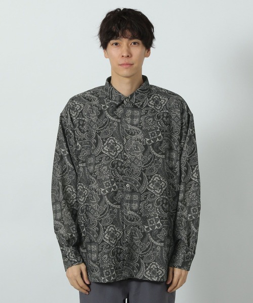 LAKOLE（ラコレ） シャツ メッシュペイズリーシャツ / 289282 メンズ
