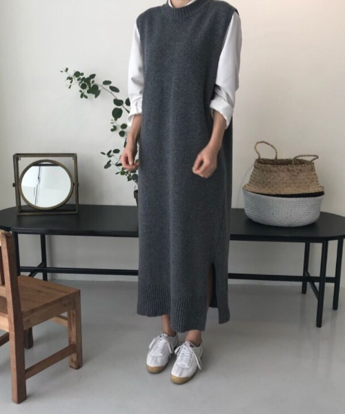 「emi+」 ニットワンピース FREE ブラック レディース_画像5