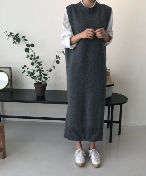 「emi+」 ニットワンピース FREE ブラック レディース_画像8