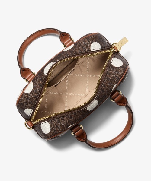 Michael Kors☆ ポルカドット＆モノグラム・ミニサッチェル MICHAEL KORS ショルダーバッグ バッグ THOMPSON ポルカドット