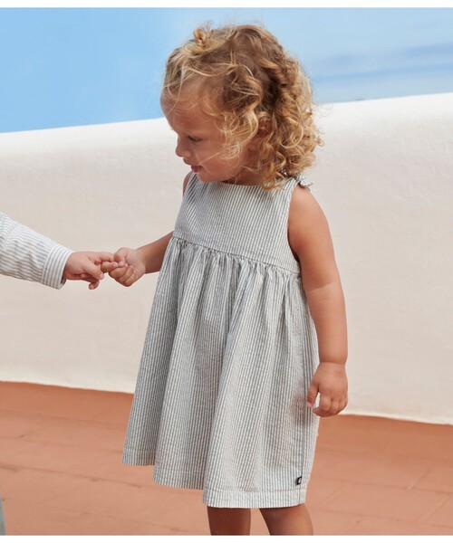 プチバトーニットワンピース　24m 新品未使用 PETIT BATEAU（プチバトー） ワンピース ワンピース キッズ 子供服
