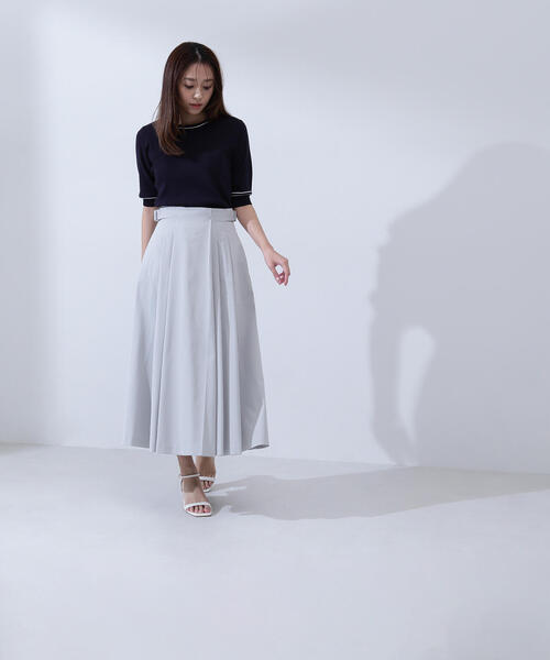 ニット セーター 総針ベーシックシリーズ キーネックニット レディース 総針ベーシックシリーズ キーネックニット | NATURAL BEAUTY