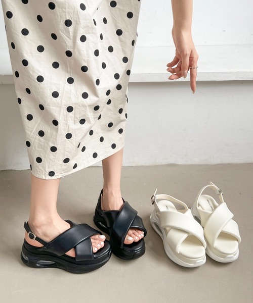 Shoes in Closet サンダル 厚底 クッション ボリュームソール