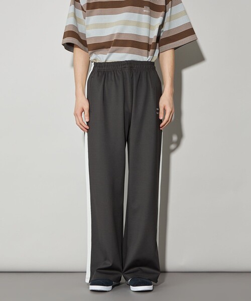 パンツ 「CITEN」ワイドレッグトラックジャージパンツ メンズ