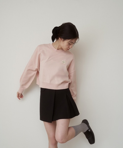 トップス moi moi tytto ニット セーター ロゴサマーニット レディース