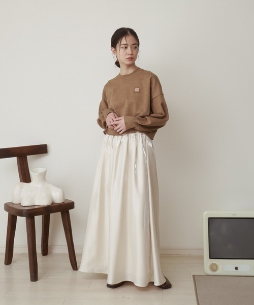 moi tytto（モイテュット） ニット セーター ロゴサマーニット