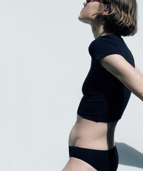 BIOTOP tシャツ WOMEN「Hanes for BIOTOP」TRIBLEND CROPPED T