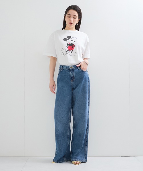 ジーンズ デニム デニムパンツ 「GUESS(ゲス)」WIDE LEG/デニム ワイド