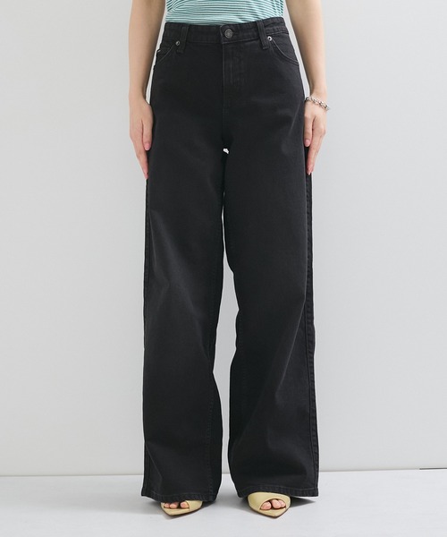 【ダークインディゴ(GO0W)】GUESS Originals デニムパンツ ワイドジーンズ (W)Seamed Wide Leg ダークインディゴ(GO0W)】GUESS Originals デニムパンツ ワイド