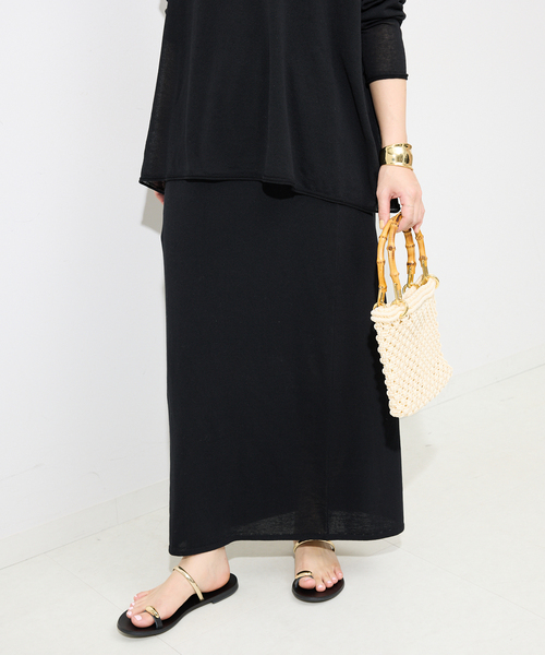SLOBE IENA 25SS完売コットンシルクシアースカート美品ブラック SLOBE IENA スカート コットンシルク シアースカート : ZOZOTOWN