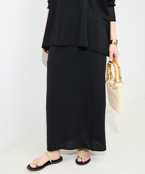 2025SS SLOBE IENA スカート SLOBE IENA スカート PEボイル切替ギャザースカート : ZOZOTOWN
