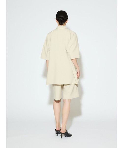 MIDIUMISOLID パンツ for Ladies イージーハーフスラックス