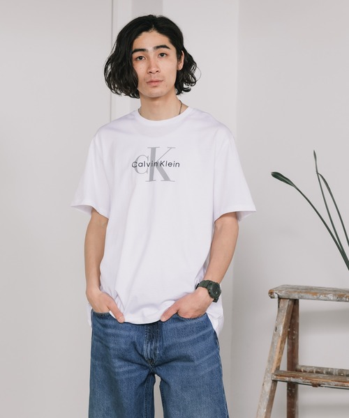 Calvin Klein カルバンクライン Tシャツ 半袖 クルーネック 丸首