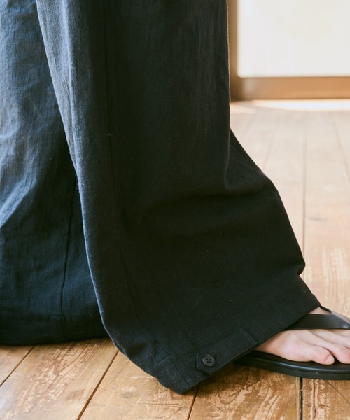 パンツ Camphor wood cut off  jump suit パンツ Camphor wood cut off jump suit - パンツ - パンツ