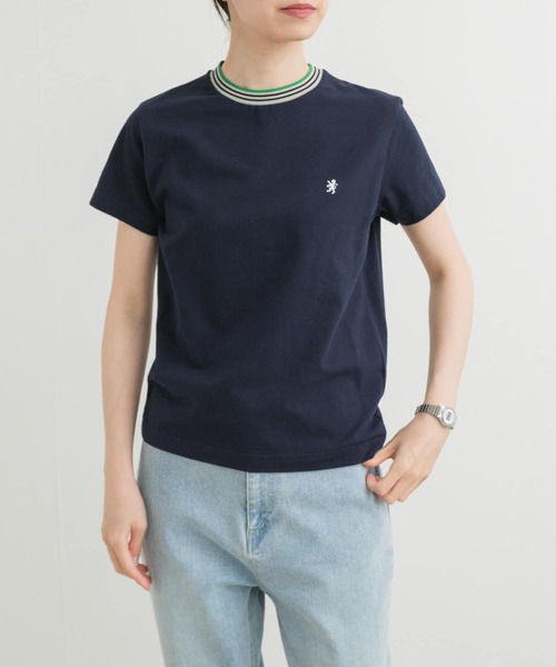 tシャツ GYMPHLEX　KNIT-LINE T-SHIRTS レディース