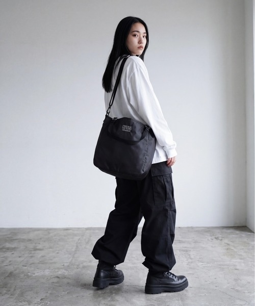 本日発送~~ブラック ハンドバッグ ノベルティ~~~ FREDRIK PACKERS（フレドリックパッカーズ） トートバッグ 210D+600D
