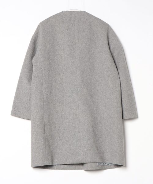 BLACK BY MOUSSY（ブラックバイマウジー） ノーカラーコート 1 グレー
